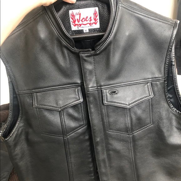Coats | Leather Vest Lil Joes 